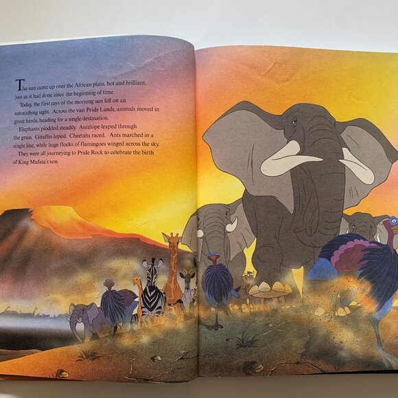 The Lion King (1994, Hardcover, 1st Edition) Vintage Walt Disney Picture Book - Picture 5 of 14